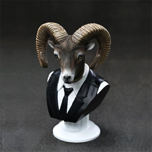 Amazon.com: WLNTDOLA Mostoys 1：6 Scale Siberian Ibex Head