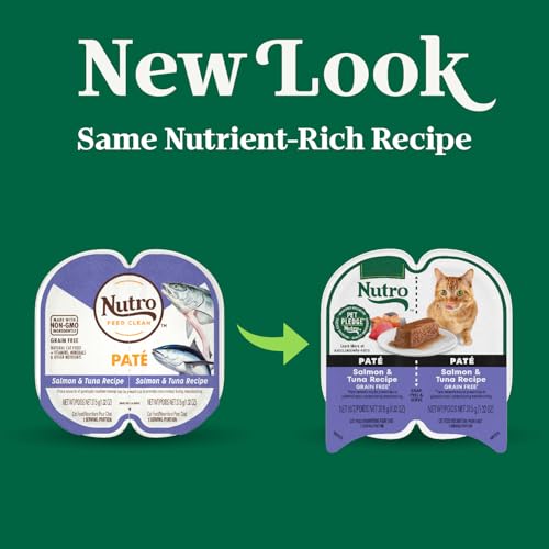Image of Nutro Perfect Portions Pate Wet Cat Food, Salmon & Tuna, 2.6 oz, 24 ct