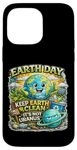�n���𐴌��ɕۂ� It's Not Uranus Funny Earth Day �X�}�z�P�[�X iPhone 14 Pro Max �p