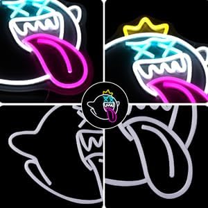 Miniatura 3 de Letrero de neón para decoración de pared (Kingboo Neon Sign)