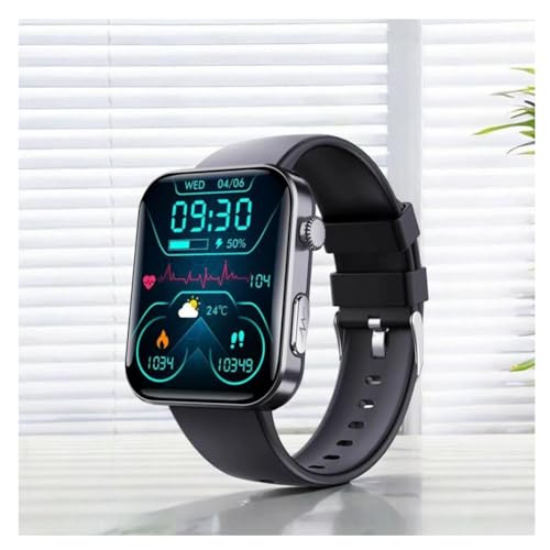 Wizvox Smartwatch Hombre - Presión Arterial Smatchwatch De Mujer 52 Modos Deportivos 𝐑el𝐨j 𝐌edid𝐨r 𝐆luc𝐨s𝐚 Regalo Festivo F06,A