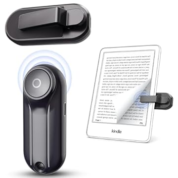 Oresoc RF Controle Remoto Page Turner para Kindle Paperwhite Oasis Scribe Kobo, Acessórios Kindle para eReaders iPhone iPad Android Tablets Leitura de romances Quadrinhos