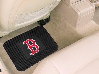 Boston Red Sox Heavy Duty Vinyl Rear Seat Car Utility Mat - 1 Piece