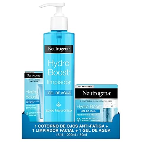 Neutrogena Hydro Boost Rutina Facial Hidratante, Pack de 3 Cover