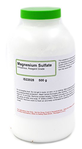 Reagent Grade Anhydrous Magnesium Sulfate, 500g - The Curated Chemical Collection