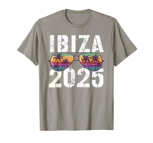 Vintage IBIZA 2025 Vacay Travel Trip Matching Cousins T-Shirt