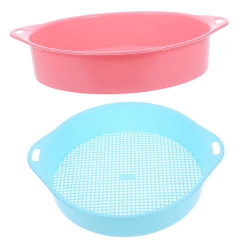 Loigohon 2個 土ふるい ガーデンシーブ ? 土こし器 ピートモス 砂ふるい 盆栽用堆肥ふるい 分離 スクリーン