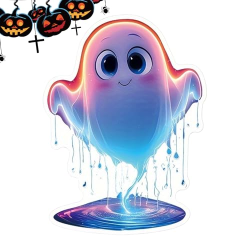 Pegatinas Fantasmas - Pegatinas Pequeñas Para Equipaje De Fantasmas,Calcomanía Adhesiva Impermeable Para Decorar Coche Skateboard Equipaje Portátil Refrigerador