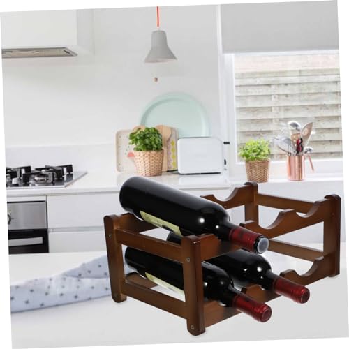 Soporte para botellas de vino PRETYZOOM estilo moderno miniatura 5