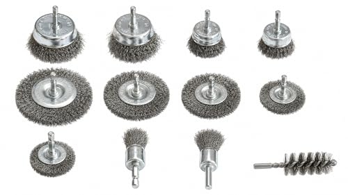 Brosses métalliques pour perceuse S&R Nettoyer le bois et le metal lors de vos travaux