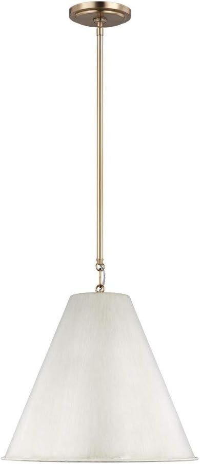 Sea Gull Lighting Gordon-1 Light Small Pendant-15.25 Inch Wide by 15.75 Inch high-Antique White Finish-Incandescent Lamping Type