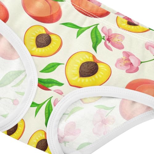 Girls' Underwear Fruit Peach Peach Blossom Toddle Brief Panties 23020184