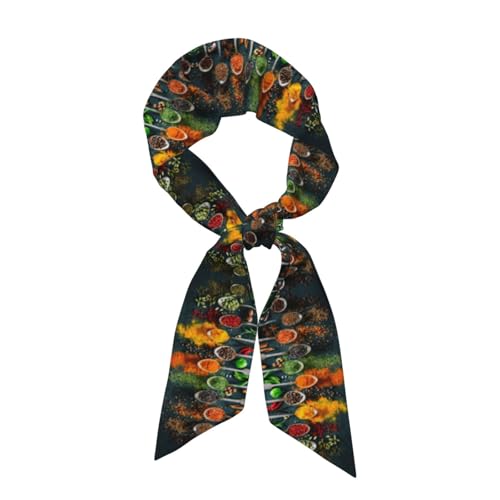 Multiuso: oltre a una semplice sciarpa, questo pezzo versatile può essere utilizzato come foulard, confezione regalo, fascia per capelli, sciarpa per il collo, braccialetto, sciarpa per capelli, accessorio per capelli e fascia. Fornisce anche protezione da sole, vento e polvere e può essere attaccato alle borse come accessorio alla moda.