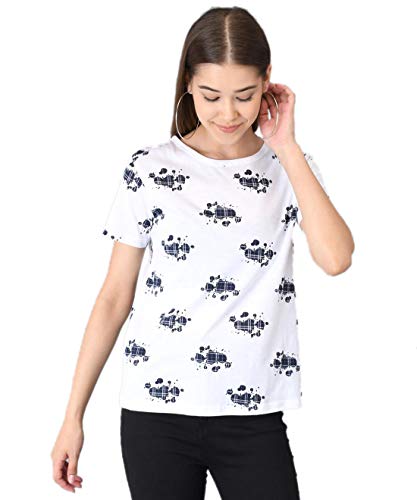 Image of KOTTY Women's Graphic Regular Fit T-Shirt