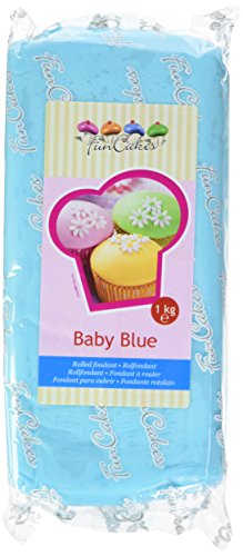  FunCakes Pâte à Sucre Bleue Bébé 1 kg