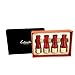 LUBINSKI 4 Sizes Cigar Nozzle Holder Pure Copper Resin Sculpture Pattern Cigar Pipe Set Gold