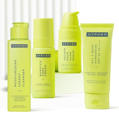 Image of Hyphen CSMS Normal to dry Skin Combo for Women and Men | Hyphen | Skincare Routine | Value Pack