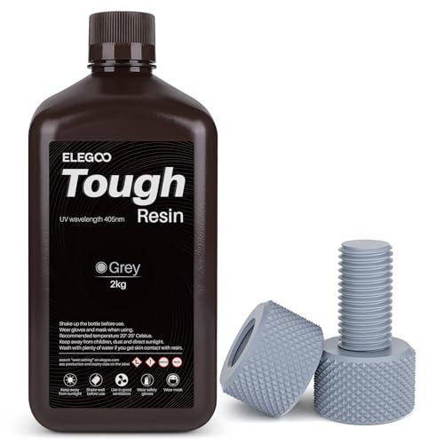 ELEGOO Tough 3D Printer Resin Grey 2000g