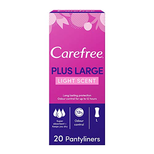 Carefree Plus Large Pantyliners - Pack of 60