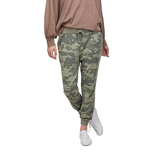 Mud Pie Women's Jogger, Camo, Small