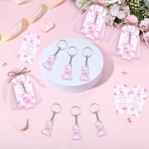 Image of Party Favors Theme Baby-Shower Keychain Set