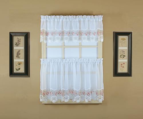 Today'S Curtain 1924 Vintage Macramé Organza Valance 14" thumb #8