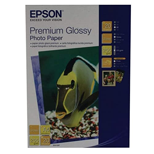 Papier photo brillant Epson Premium 255g A4 l'éclat des couleurs durables