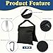 6 Pack Photography Sandbag Heavy Duty Sand Bags with Zipper Weight Bag Saddlebag Design for Photography Stand with Spring Clamps & Buckle Sand Bag Weights for Backdrop Stand Photo Tripod