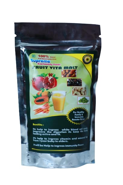 Supreme Everhealthy Foods FRUIT VITA MALT For Healthy Family & Immunity Booster Drink (250 g)