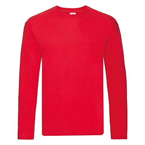 Fruit of The Loom - Sudadera - para Hombre Rojo Rosso Large