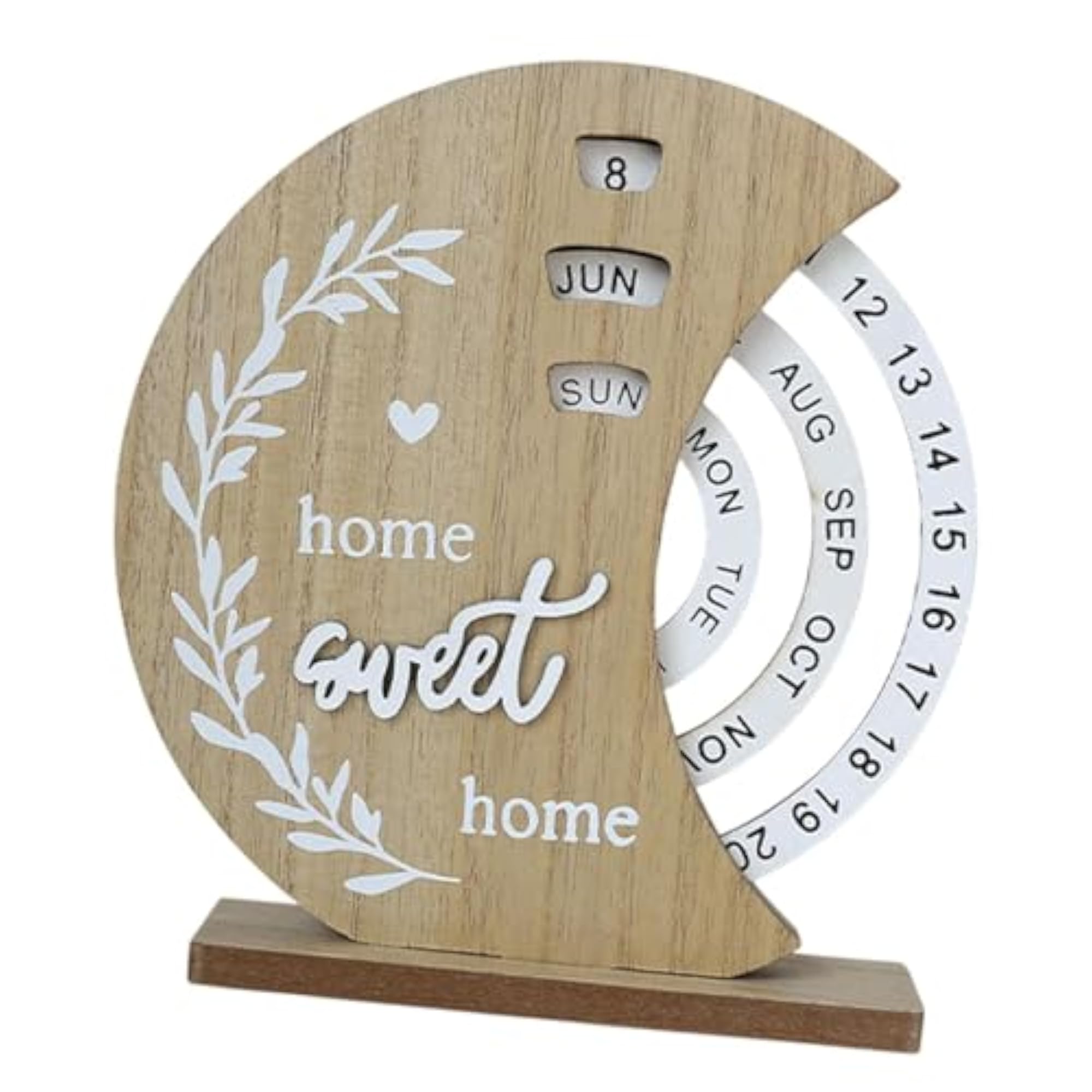 Rotatable Table Calendar Decorative Gift for Desktop