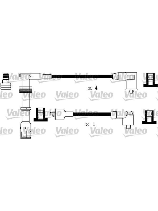 Juego de cables de encendido VALEO 346152 para un arranque estable del motor
