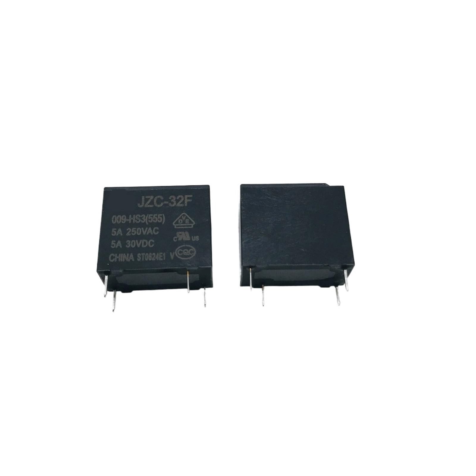 NWPNLXEA Relay HF32F-9V-HS One Set of Normally Open 4-pin 5A250VAC JZC-32F-009-HS3(HF32F-009-HS 9VDC)