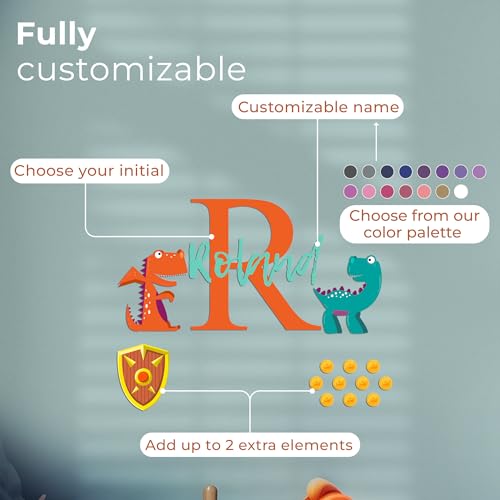 Vinilo decorativo dinosaurios personalizado para pared miniatura 2