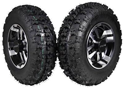 FRONT 21x7-10 MASSFX TIRE WITH MACHINED MASSFX 10x5 4/144 RIM 2 PACK