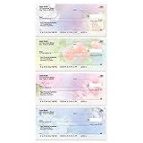 Watercolor Flowers Top Tear Value Priced Personal Checks (1 Box of Duplicates, Qty. 100)