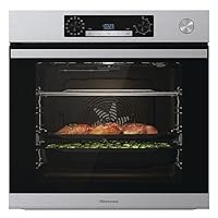 Hisense O66226AXS, Forno Multifunzione Termoventilato con Generatore di Vapore, Cavità XXL 77L,...