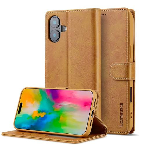Étui iPhone 16 Plus portefeuille magnétique pour ne plus perdre vos cartes et éviter les chocs