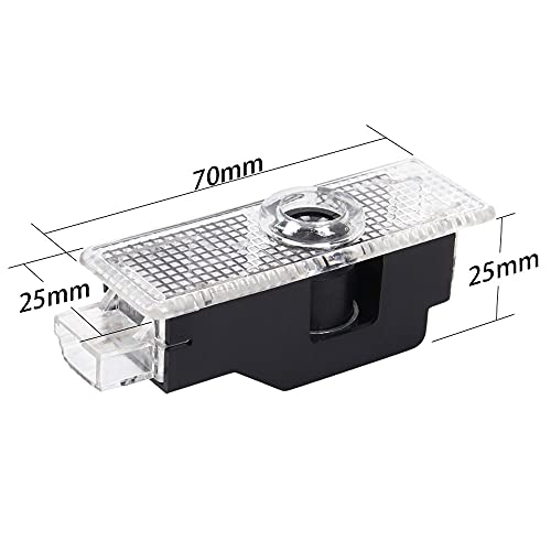 Auto LED Logo Projektor Pfützentürleuchten Kompatibel mit BMW 1/2/3/4/5/6/7er X1/X2/X3/X4/X5/X6 Zubehör, Kein Verblassen 4K-HD Auto Willkommenslichter (2 Stk)