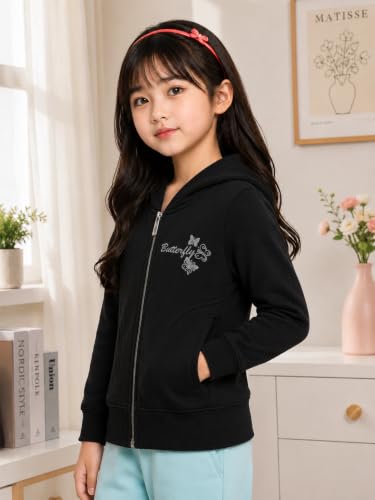 Image of ADBUCKS Girl's Cotton Hooded Sweatshirt