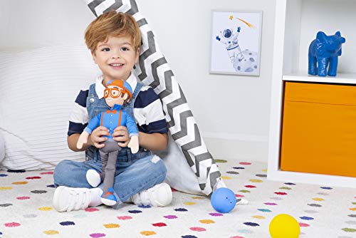 Blippi BLP0013 Buigbare pluche pop, 40,6 cm hoog, met SFX-knijpen om de buik te horen, klassieke vangspreuken, educatief… - Image 5
