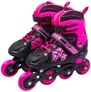 Patins Inline Unitoys Rosa Tamanho 34-37 (M)
