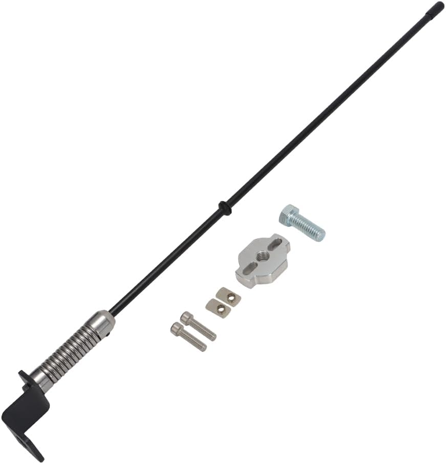 AUTOVIC UTV ATV Flag Pole with Heavy-Duty ATV Tie Down Anchors Kit Aluminum Anchor Accessories for CF Moto UTV/ATV Low-Profile Design Stronger Clamping Force Mounts Silver