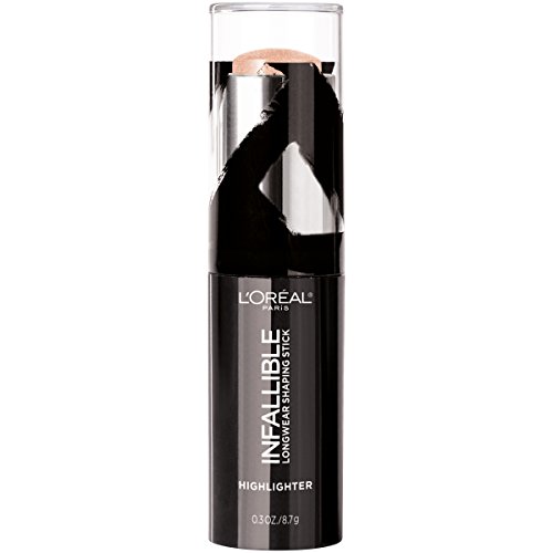 L'Oreal Paris Infallible highlight shaping stick highlighter, slay in rose, 9g, Silver