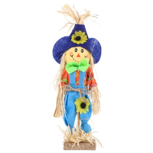 GALPADA Halloween Vogelscheuche Deko Außen - Gruselige Gartenfigur für Herbst