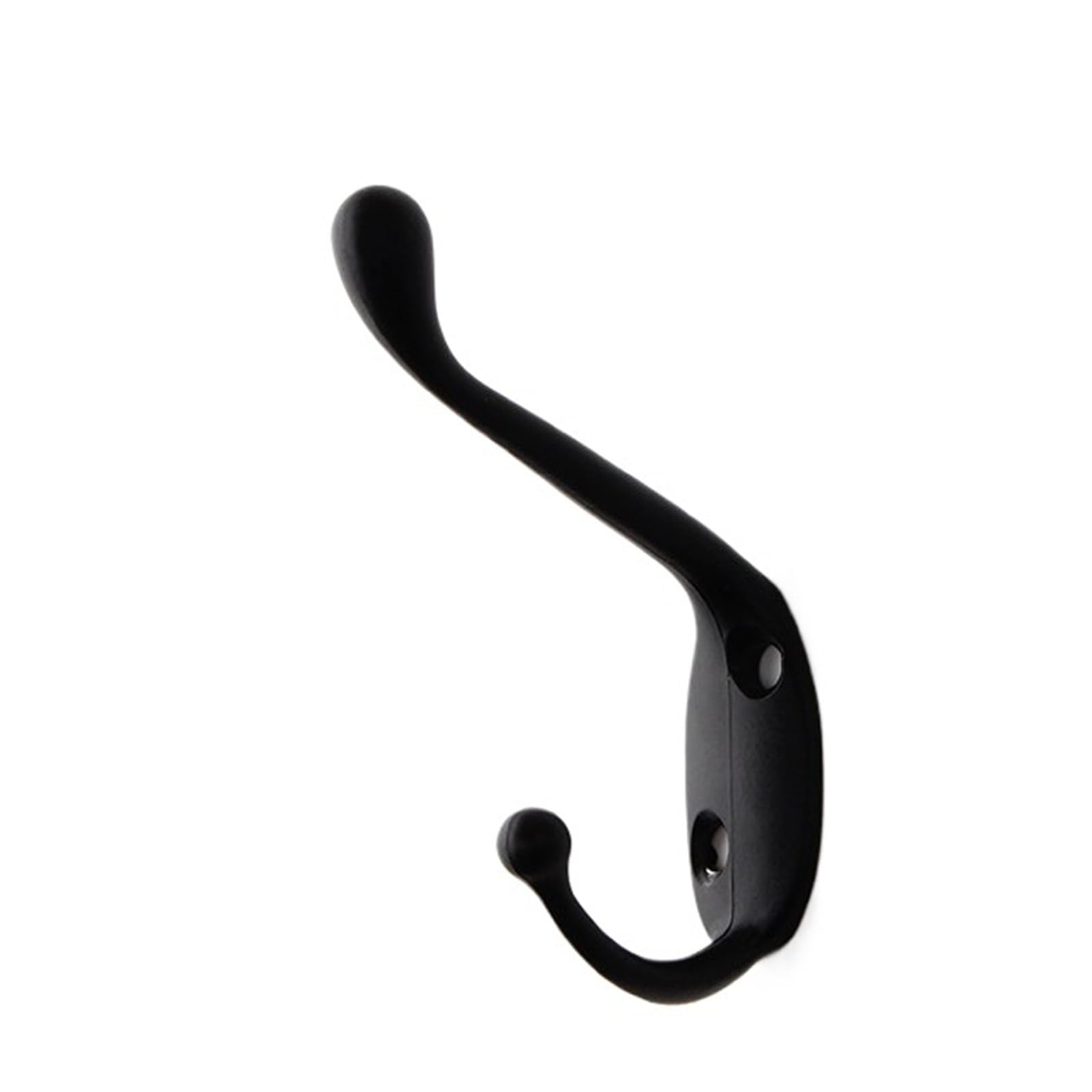 Zguouzantye 216 Black 2 Zinc Alloy Wall Hooks For Coat Hat Hangers