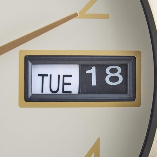 Image of Home Centre Casablanca Glimmer Aluminium Wall Clock - 25cm