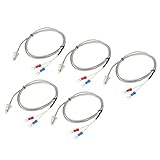 QUARKZMAN K Tipo Temperatura Sensor 5 uds M8 Tornillo Temperatura Sondas Termopar 3,3 pies 0 a 800°C(32 a 1472°F)
