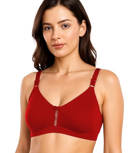 Image of SONA M1020 Non-Padded Non-Wired Molded Medium Coverage T-Shirt Bra with Adjustable Straps