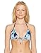 Price comparison product image SEAFOLLY Women's Slide Triangle Bikini Top Swimsuit, Tropical Vacay White, 10
